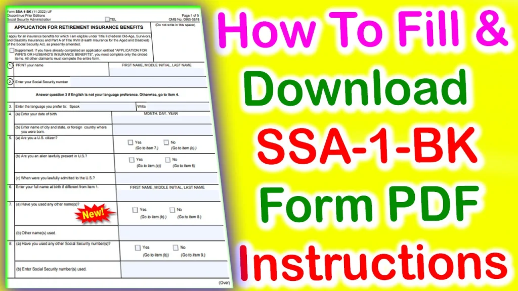 Form SSA-1-BK Application For Retirement Insurance Benefits PDF, SSA-1-BK Form PDF, SSA-1-BK Form PDF Download, Form SSA-1-BK PDF Download, Application For Retirement Insurance Benefits, form ssa-1-bk instructions, Form SSA-11-BK, Form SSA-1-BK PDF Download, How To Download Form SSA-1-BK PDF, How To Fill Form SSA-1-BK PDF, Form SSA-1-BK Fill Online, Form SSA-1-BK Download
