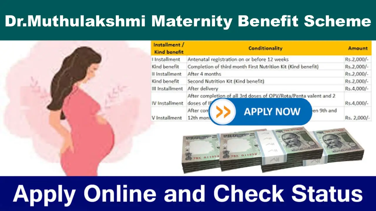 Dr.Muthulakshmi Maternity Benefit Scheme 2025: Apply Online and Check Status