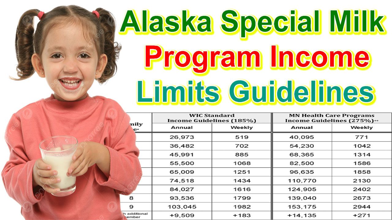 Alaska Special Milk Program Income Limits 2024