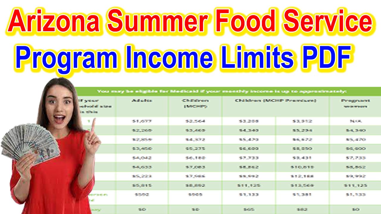 Arizona Summer Food Service Program Limits 2024