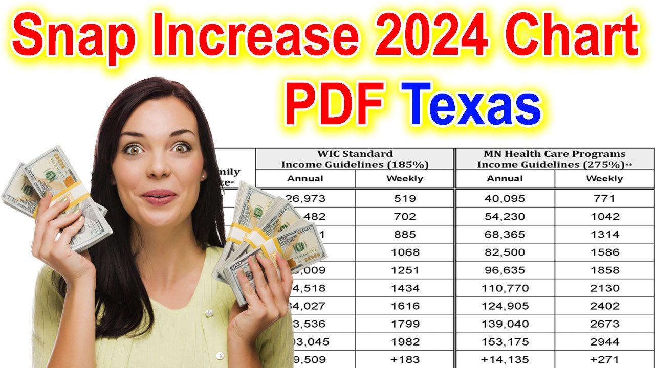 Snap Increase 2024 Chart Texas