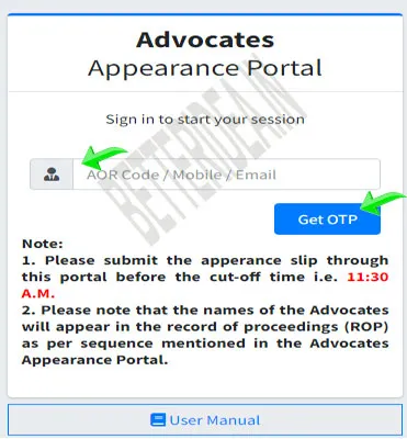 Advocate Appearance Portal Login, Advocate Appearance Portal Benefit, Advocate Appearance Portal Supreme Court, Supreme Court top 10 Advocate List, Supreme Court Advocate Mobile Number, Advocate Appearance Portal Purpose, Features, Existing Process for Appearance Slip, Cause List, Master List, Add Name of Advocates, Eligibility of User to send Appearance Slip 