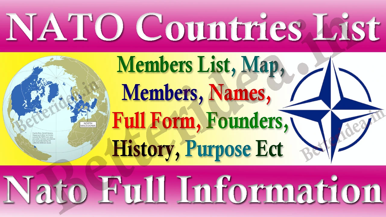 NATO Countries 2024 Members List, Map, Members, Names, Full Form, Founders, History, Purpose Ect
