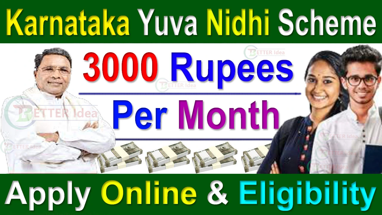Karnataka Yuva Nidhi Scheme Apply Online 2024 | Application Form | Online Registration Eligibility
