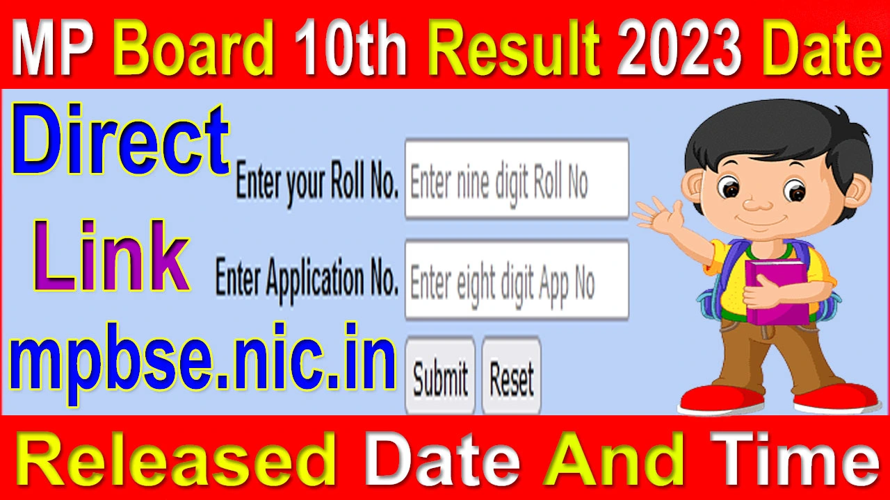 MP Board 10th Result 2024 Date And Time @www.mpbse.nic.in Check Online
