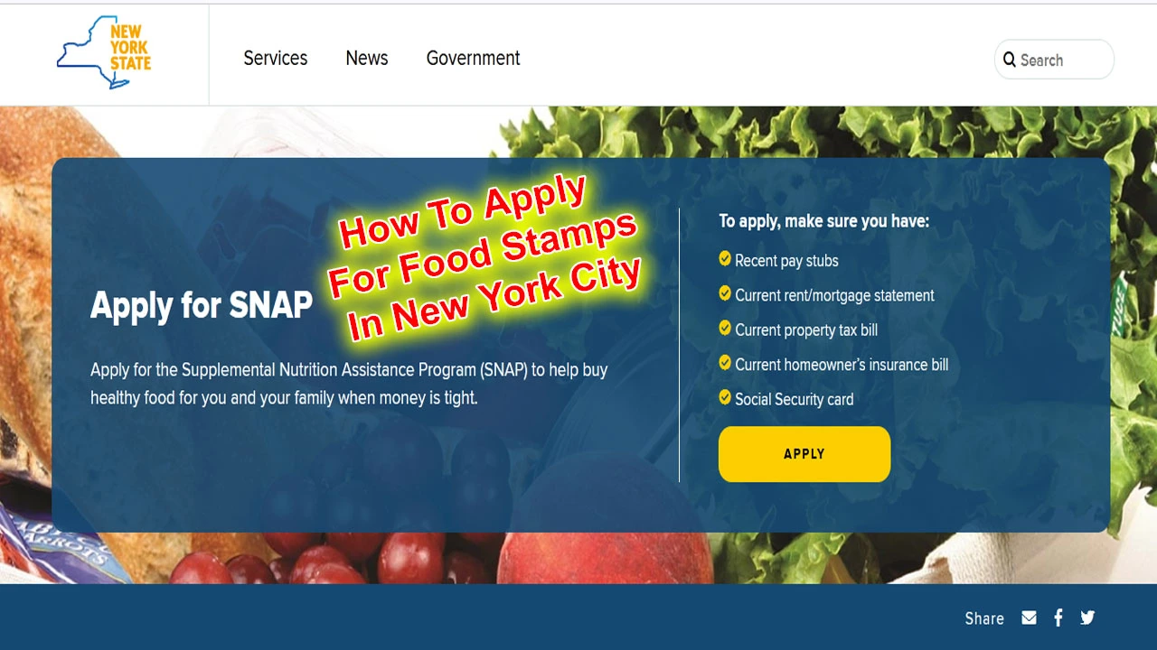 How To Apply For Food Stamps In New York City Eligibility And Phone Number 1645
