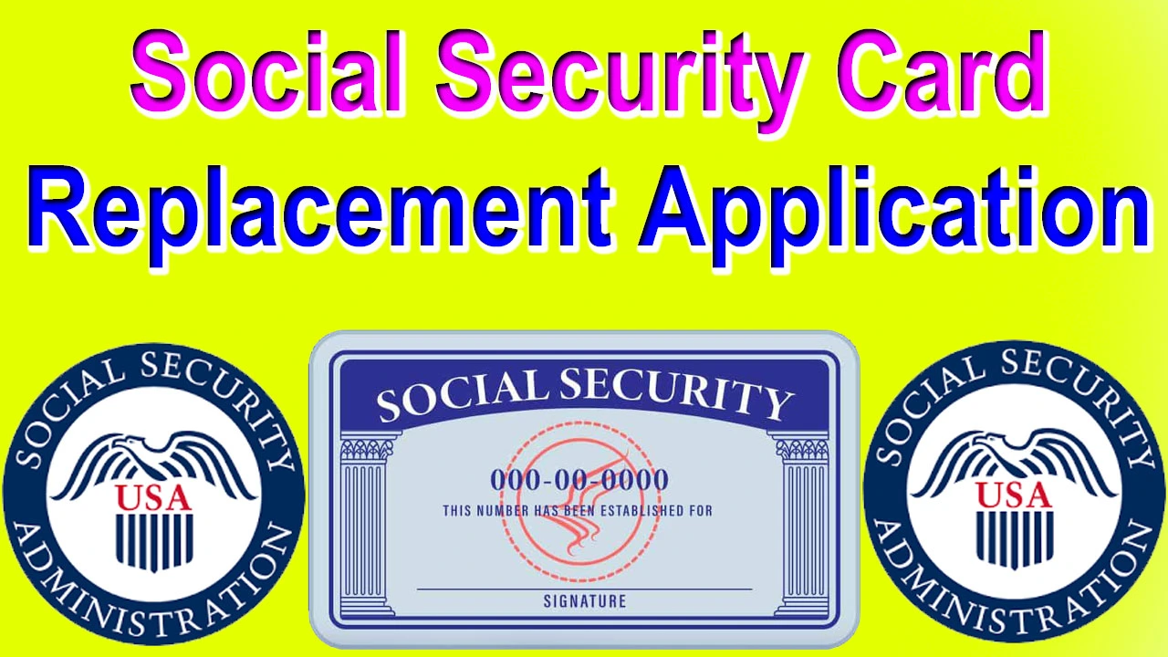 Social Security Card Replacement Application Online 2024
