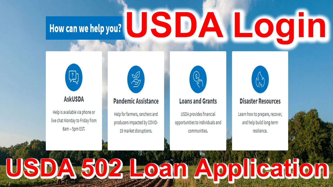 USDA Login | USDA 502 Loan Application & Eligibility Requirements