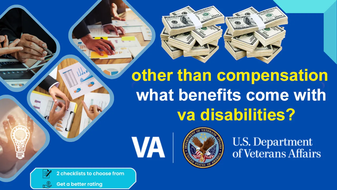 other than compensation what benefits come with va disabilities?