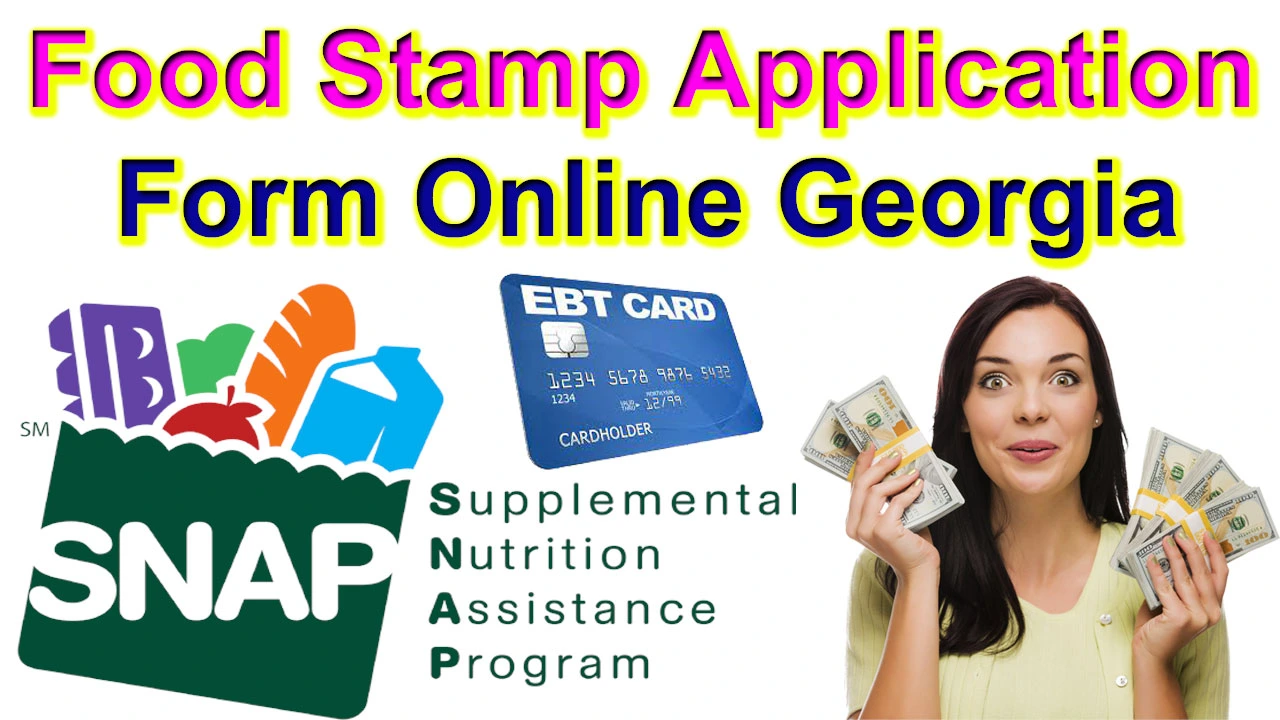 Food Stamp Application Form Online Georgia