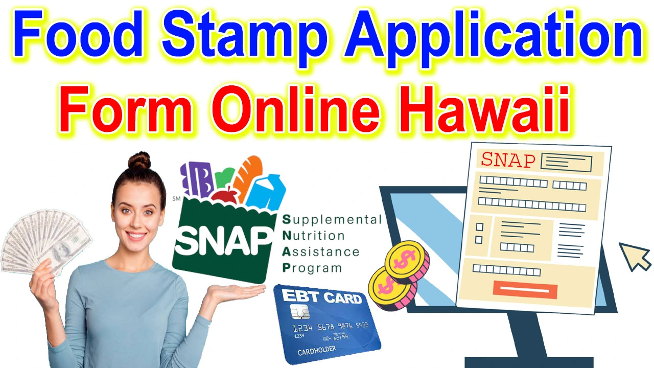 Food Stamp Application Form Online Hawaii