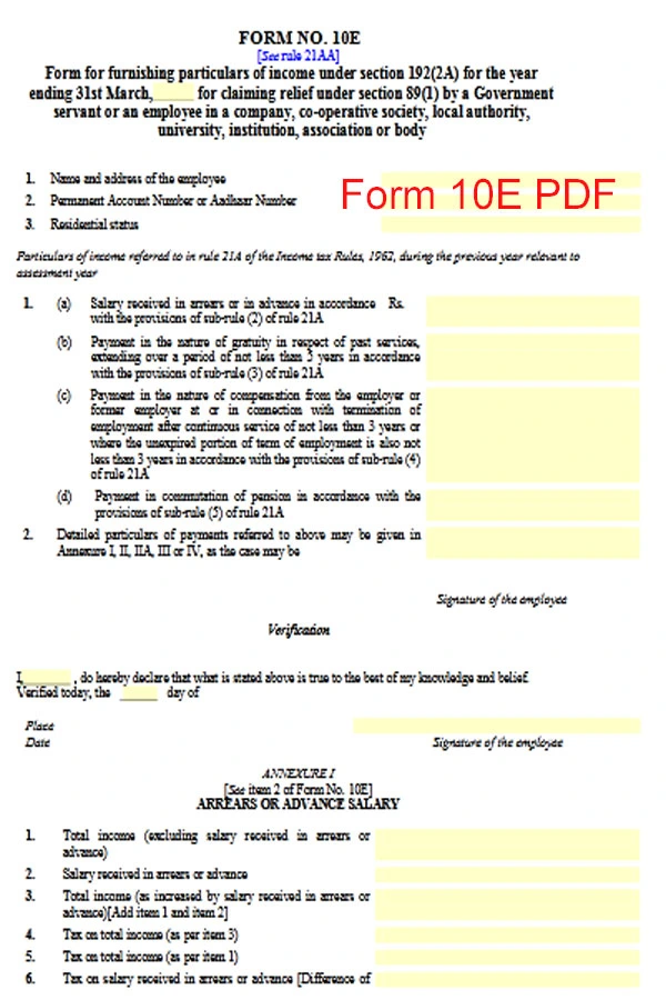 Form 10E PDF Download, फ़ॉर्म 10E इन हिंदी, Form 10E PDF, फ़ॉर्म 10E PDF Download, Income Tax Form 10E PDF Download, फ़ॉर्म 10E डाउनलोड इन हिंदी, Form 10E PDF Download In Hindi, फ़ॉर्म 10E की भरें, Form 10E PDF In Hindi, How To Download Form 10E PDF, फ़ॉर्म 10E पीडीऍफ़, How To Fill Out Form 10E Online, फ़ॉर्म 10E डाउनलोड, Form 10e pdf download in hindi, form 10e download excel, इनकम टैक्स फ़ॉर्म 10E डाउनलोड 