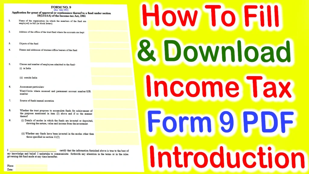 How To Download Income Tax Form 9 PDF, Income Tax Form 9 PDF, Income Tax Form 9 PDF Online, How To Fill Form 9, Income tax form 9 download pdf india, income tax form pdf download, form 9 Download, Income Tax Department Form 9 PDF, Income Tax Form 9 PDF In Hindi, Income Tax Form 9 PDF In English, Income Tax Form 9 PDF Download, form 9 property tax download, form 9 pdf