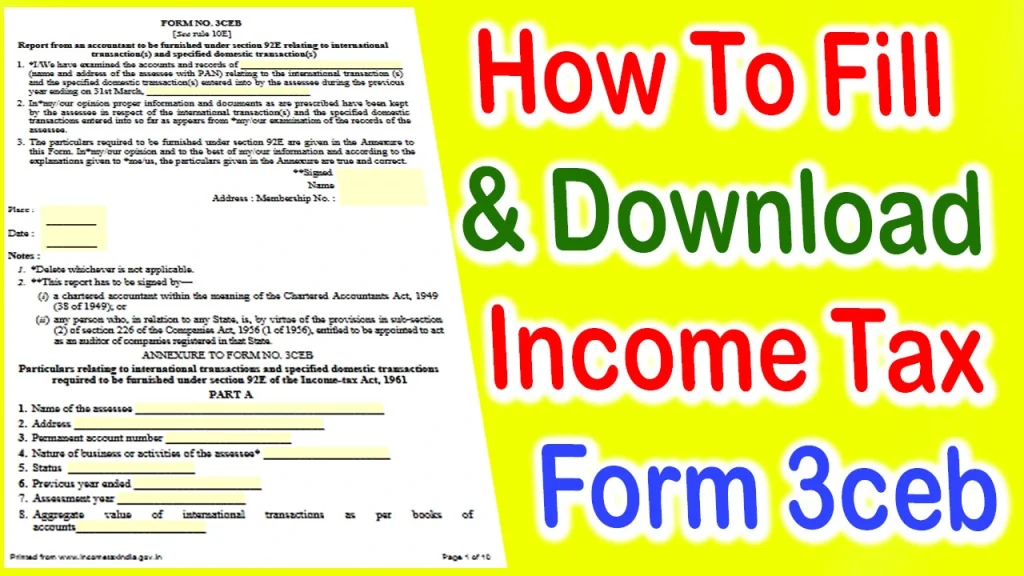 Income Tax Form 3ceb Download PDF, How To Fill Form 3ceb PDF, Income tax form 3ceb pdf Download, Income tax form 3ceb download excel, form 3ceb pdf, How To Fill Form 3ceb, How To Fill Form 3ceb Online, How To Download Form 3ceb PDF, what is form 3ceb, Form 3ceb pdf, form 3ceb due date, Form 3ceb download, form 3ceb applicability, form 3ceb format, Form 3ceb online