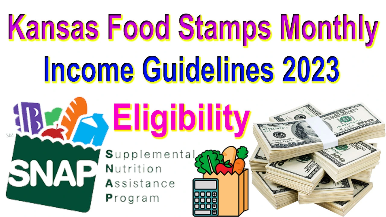 Kansas Food Stamps Monthly Income Guidelines 2024