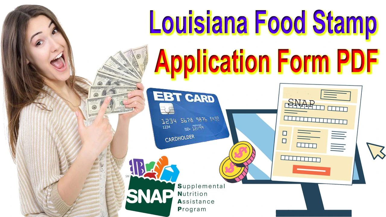 Louisiana Food Stamp Application Form PDF 2024