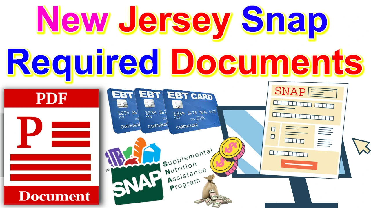 New Jersey Snap Required Documents 2024