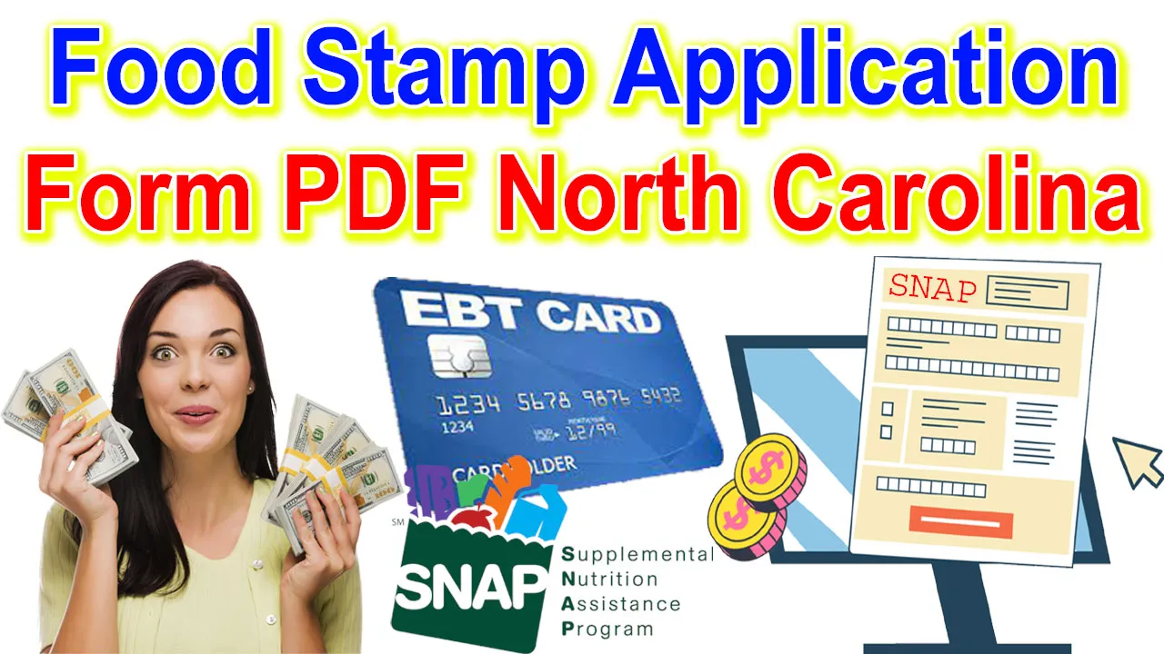 North Carolina Food Stamps Application Form Online 2024