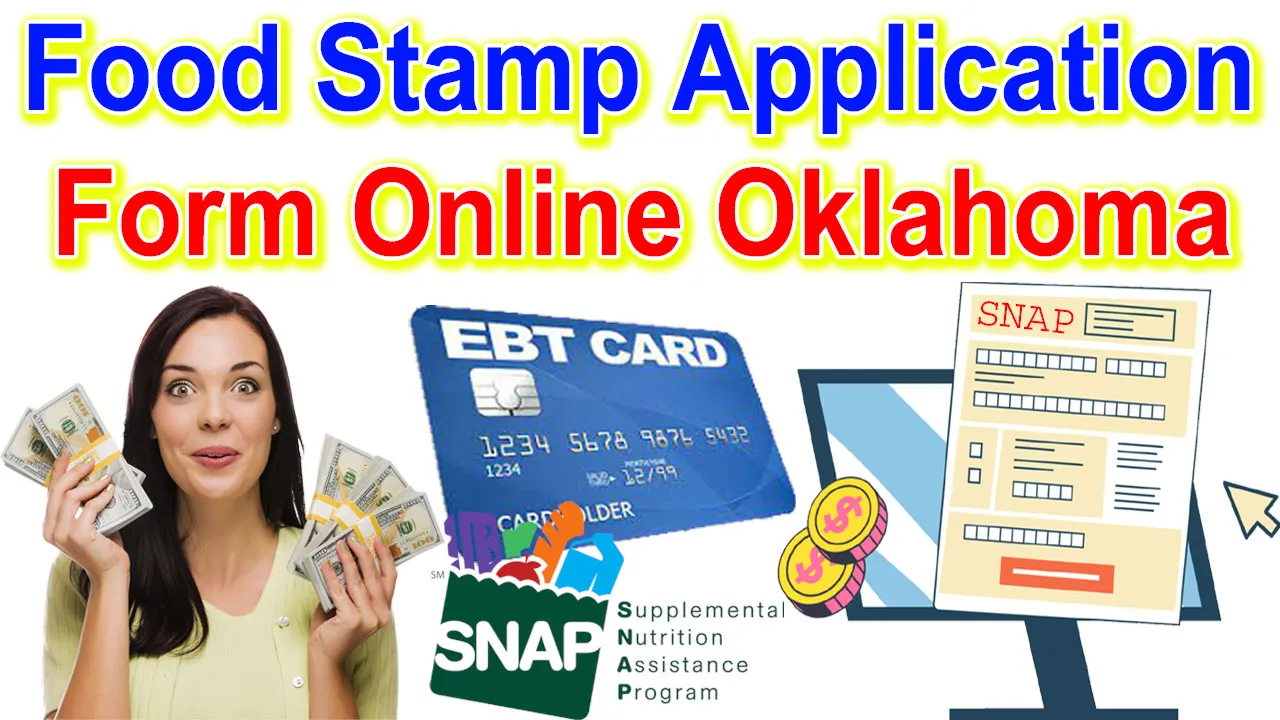 Oklahoma Food Stamps Application Form PDF 2024