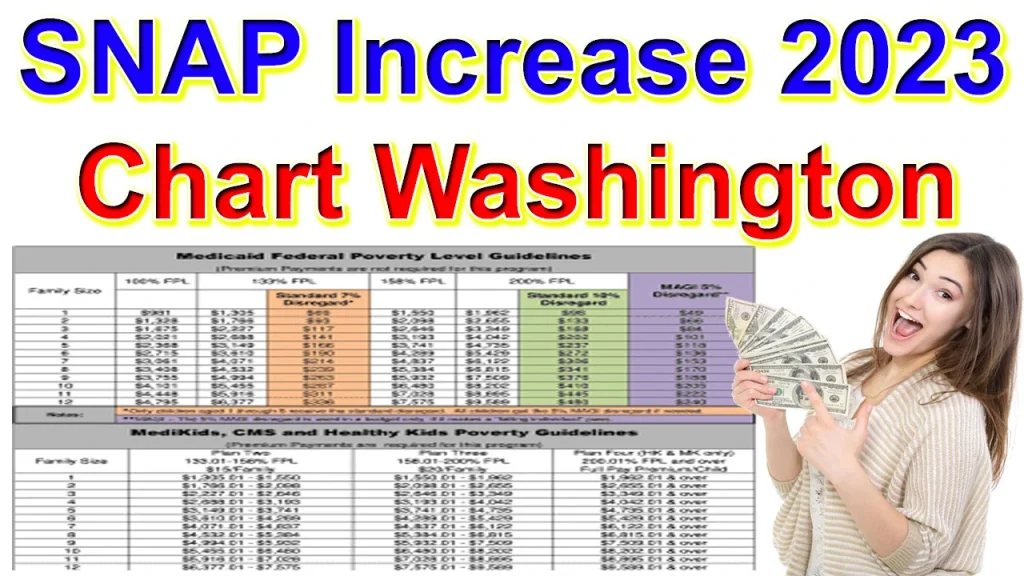 SNAP Increase 2023 Chart Washington, SNAP Increase 2023 Chart, Washington SNAP Increase 2023 Chart, Washington SNAP Benefits 2023