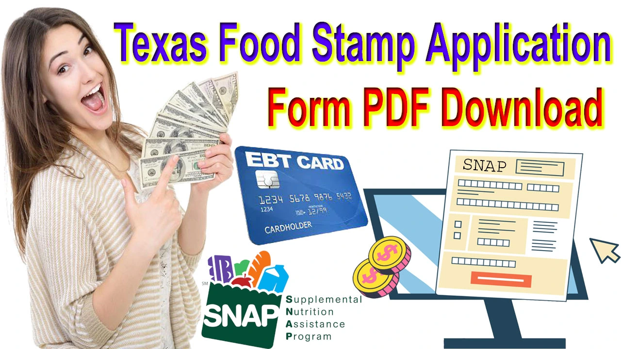 Texas Food Stamp Application Form PDF 2024