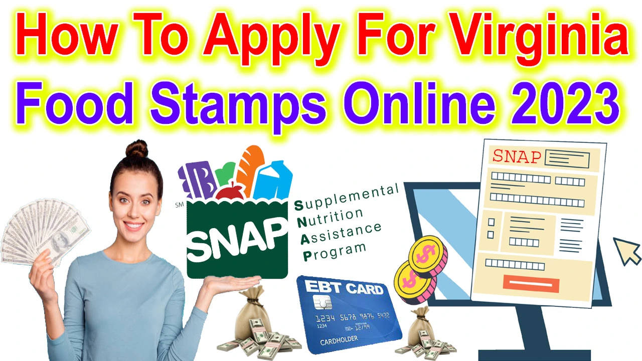 Virginia Food Stamps Application Form PDF 2024