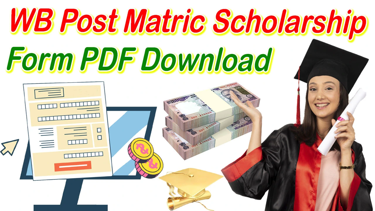 WB Post Matric Scholarship Form PDF Download 2024