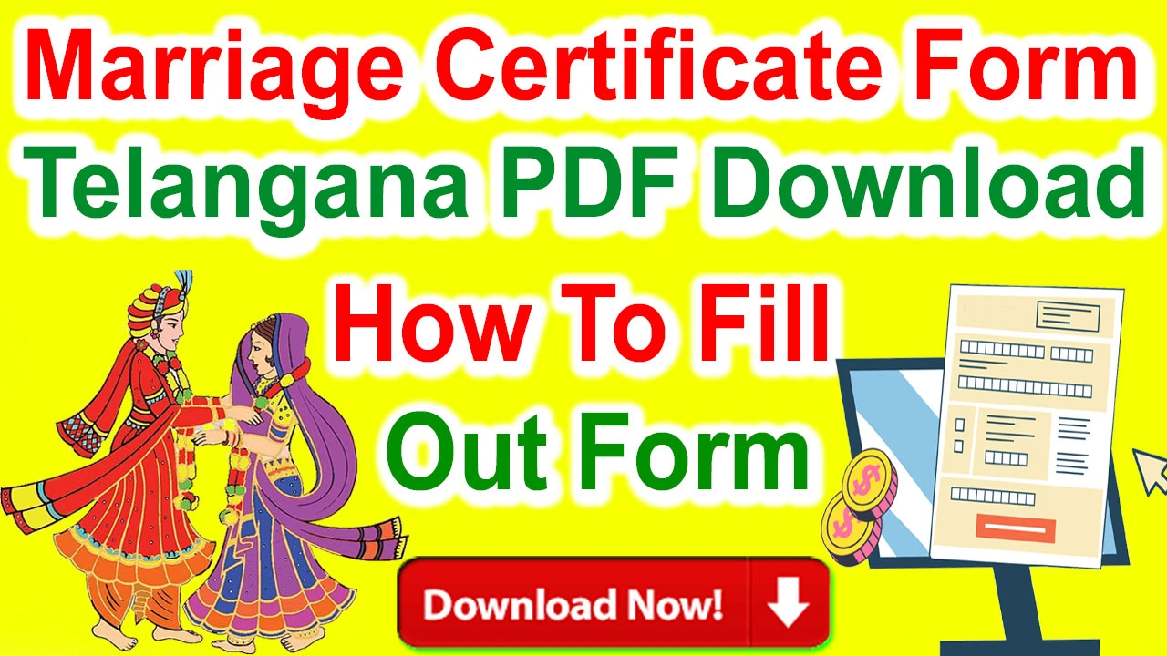 Marriage Certificate Form Telangana PDF Download