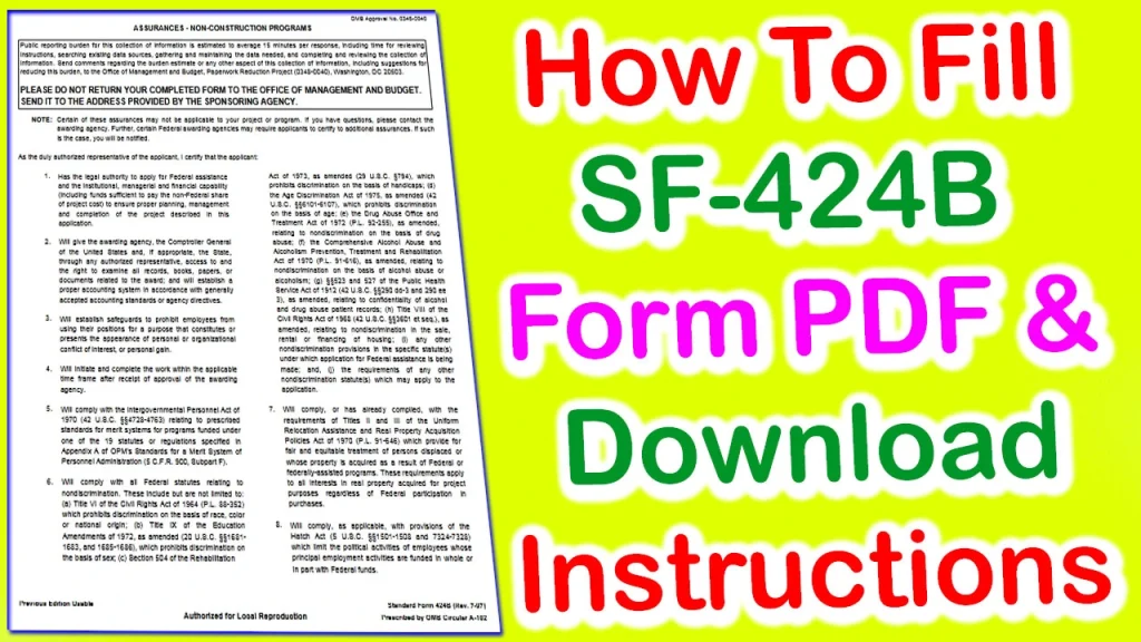 SF-424B Form PDF Download, SF-424B Form Fillable 2023, Sf 424b form fillable 2023 pdf, Sf 424b form fillable 2023 online, Sf 424b form fillable 2023 download, Sf 424b form fillable, sf-424 form download, sf-424 form download PDF, Form sf-424 download, How To Download sf-424 form PDF, How To Fill sf-424 form Online, Sf 424b - Fill Online, Printable, Fillable, Blank, Sf 424b Form 2023 